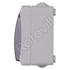 ALJZAT ÉS VÁLTÓKAPCSOLÓ AQUATOP IP44 (váltakozó kapcsoló és szimpla foglalat földelőcsapokkal és fedéllel)