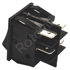 BILLENŐKAPCSOLÓ KB-131 SARUS KIVITELBEN (piros led jelzőlámpával)