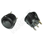 BILLENŐKAPCSOLÓ STV12 ZÖLD VILÁGÍTÓS KEREK, LEDES