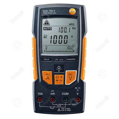 DIGITÁLIS MULTIMÉTER TESTO 760-3 TRMS
