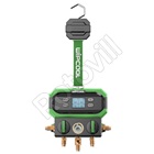 DIGITÁLIS SZERVÍZCSAPTELEP SZETT WIPCOOL MDG-2K  2 UTAS R22,  R32, R410A (D=50 mm,3x1/4-ES 150 cm TÖMLŐ SZETTEL)