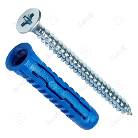 DÜBEL (TIPLI)+ CSAVAR 4ALL UNIVERZÁLIS (20db)