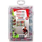 DÜBEL (TIPLI) FISCHER  Profi-Box DuoPower dübellel, csavarral (160db)