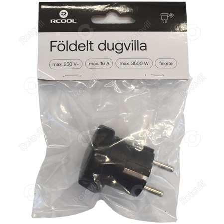 DUGVILLA  RCOOL FEKETE 2+F oldalt kiv.