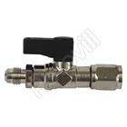 ELZÁRÓCSAP R32 1/2"ACME balos- 1/4SAE jobbos