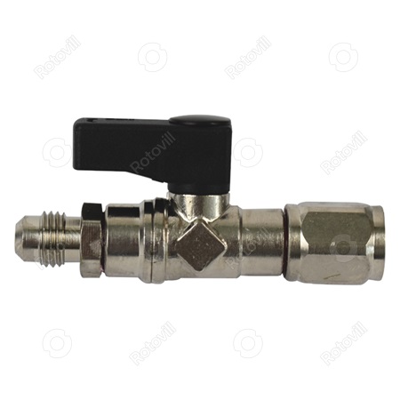 ELZÁRÓCSAP R32 1/2"ACME balos- 1/4SAE jobbos