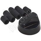 FORGATÓGOMB FEKETE UNIVERZÁLIS (SÜTŐ/FŐZŐ)