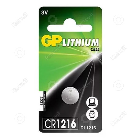 GP CR1216 LÍTIUM GOMBELEM
