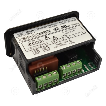 HŐFOKSZABÁLYZÓ VEZÉRLŐ ELEKTRONIKA DIXELL/COPELAND XR02CH (XR02CX helyettesítő)
