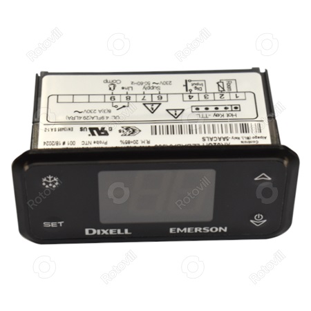 HŐFOKSZABÁLYZÓ VEZÉRLŐ ELEKTRONIKA DIXELL/COPELAND XR02CH (XR02CX helyettesítő)
