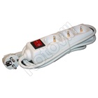 HOSSZABBÍTÓ 3-AS 1,4M FEHÉR (KAPCSOLÓS)