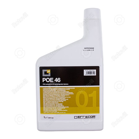 HŰTŐKOMPRESSZOR OLAJ ERRECOM LR-POE46 (szintetikus észter)  1L