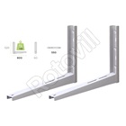 KLÍMATARTÓ KONZOL HEGESZTETT FIX PROFESSIONAL EU, (800x520 mm/180 kg-ig), PÁRBAN