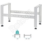KLÍMATARTÓ KONZOL TALAJRA-TETŐRE, (HÓHATÁR KONZOL) Terhelhetőség: 200 kg-ig, (250x420x480-830 mm)