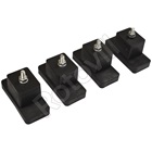 KLÍMATARTÓ LÁB, ANTIVIBRÁCIÓS, PVC, (200 KG-IG), 50x105 mm