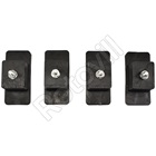 KLÍMATARTÓ LÁB, ANTIVIBRÁCIÓS, PVC, (200 KG-IG), 50x105 mm