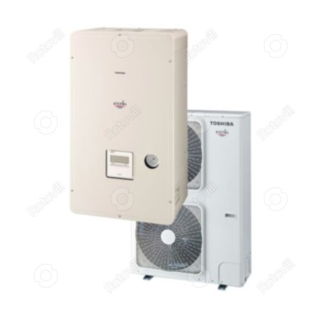 KLÍMA TOSHIBA HWS-P1105H8R-E / HWS-P1105XWHT9-E ((Toshiba Estia High Power 5. széria Osztott Hőszivattyú 11,0kW)