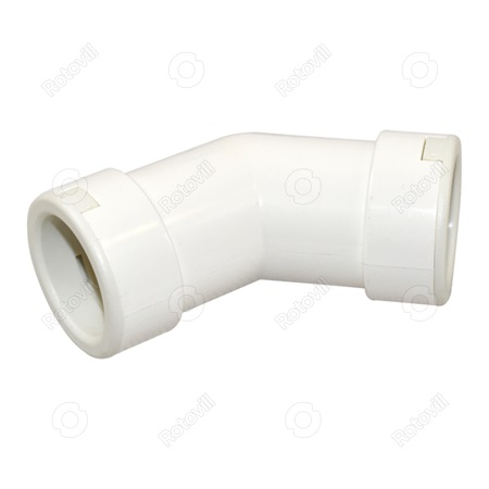 KONDENZVÍZ ELVEZETŐCSŐ KÖNYÖK 45° 25 mm (gumis)