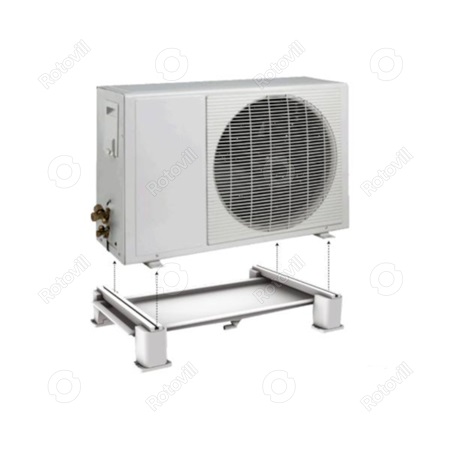 KONDENZVÍZ GYŰJTŐ TÁLCA (CSEPPTÁLCA) KLÍMATARTÓ LÁBAKKAL (790x548x158 mm)