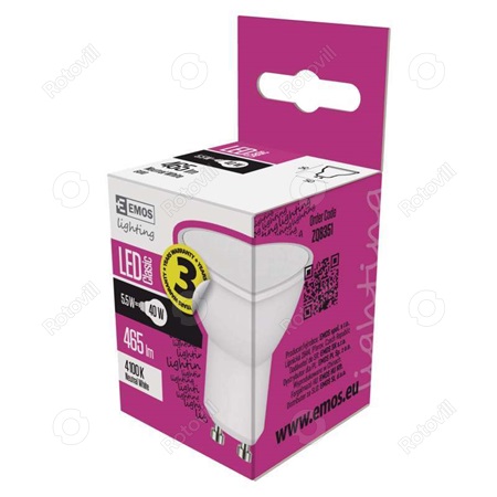 LEDES REFLEKTOROS IZZÓ 4W=39W, GU10 CLASSIC MR16 NW