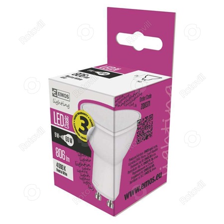 LEDES REFLEKTOROS IZZÓ 7W=60W, GU10 CLASSIC MR16 NW