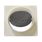 LÉGCSŐ SZERELŐLEMEZ- 3531 (151mm) VISSZACSAPÓSZELEPPEL