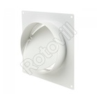 LÉGCSŐ SZERELŐLEMEZ 2521 125mm VISSZACSAPÓSZELEPPEL