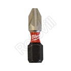 MILWAUKEE CSAVAROZÓ BIT PZ2-25mm SHOCKWAVE (2db/cs)