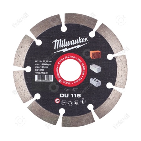 MILWAUKEE GYÉMÁNT VÁGÓTÁRCSA 115x22,2
