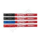 MILWAUKEE INKZALL  FILCTOLL 0,6mm vékony, tartós hegyű színes (4 darabos kiszerelés)