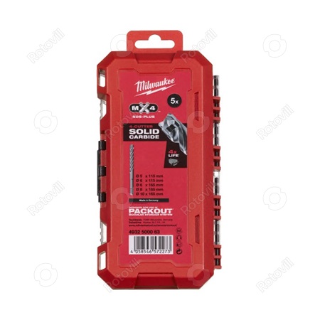 MILWAUKEE SDS-PLUS MX4  FÚRÓSZÁR SZETT (5db-os készlet)