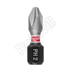 MILWAUKEE SHOCKWAVE CSAVAROZÓ BIT PH2-25mm (3db/cs)