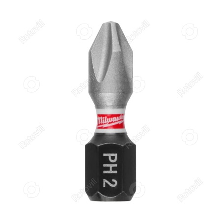 MILWAUKEE SHOCKWAVE CSAVAROZÓ BIT PH2-25mm (3db/cs)