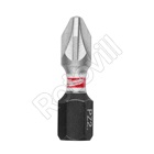 MILWAUKEE SHOCKWAVE CSAVAROZÓ BIT PZ2-25mm (3db/cs)