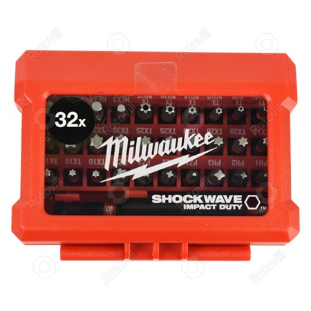 MILWAUKEE  SHOCKWAVE KOMPAKT BITKÉSZLET (31db-os)
