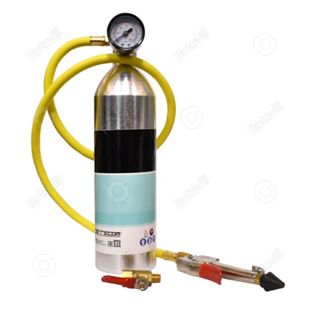 ERRECOM MOSÓFOLYADÉK BETÖLTŐ SZETT (palack, manométer, pisztoly, tömlő)