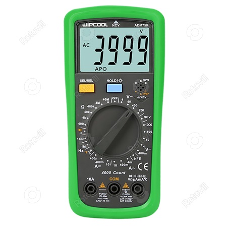 MULTIMÉTER WIPCOOL ADM750