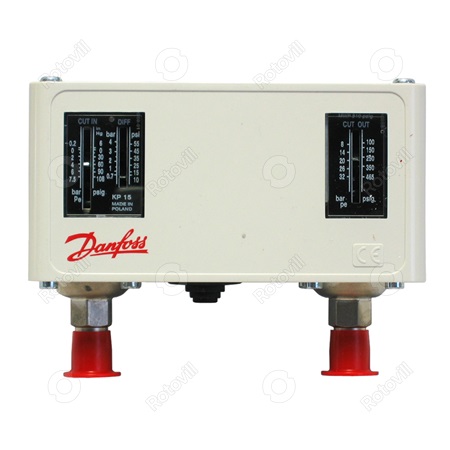 NYOMÁSKAPCSOLÓ AUTOMATA  (PRESOSTAT) DUÓ DANFOSS KP15