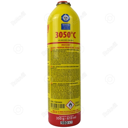 PROPÁN-BUTÁN (MAXIGAS) PALACK (610ml/350gramm)