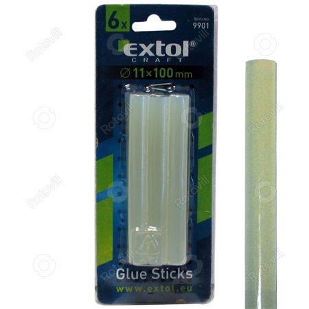 RAGASZTÓSTIFT KÉSZLET EXTOL CRAFT 6DB (100x11mm)