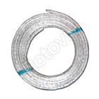 RÉZCSŐ 6x1 mm SZIGETELT EBRILLE (ALUKASÍROZOTT), 25 m/tekercs 1/4"