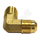 RÉZCSŐ KÖZCSAVAR KÖNYÖK 1/4"- 6,35 mm