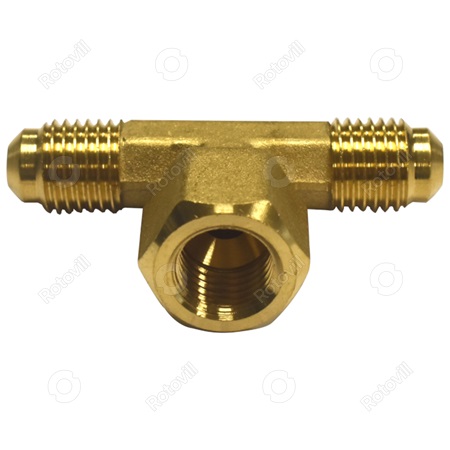 RÉZCSŐ KÖZCSAVAR T-IDOM  1/4"-F (BELSŐ)x1/4"x1/4"