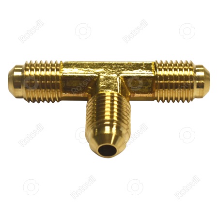 RÉZCSŐ KÖZCSAVAR T-IDOM  1/4"x1/4"x1/4"