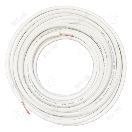 RÉZCSŐ RCOOL 6x1 mm SZIGETELT PRÉMIUM, 25 m/tekercs, 1/4"