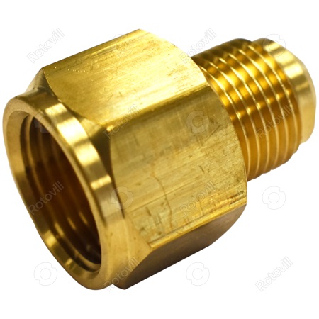 RÉZCSŐ SZŰKÍTŐ  KÖZCSAVAR  (KÜLSŐ-BELSŐ)  1/2"-12 mm x 5/8"-16 mm