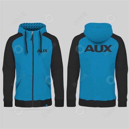 Rotovill Clothing AUX Series prémium kapucnis, cipzáros pulóver, XL, munkaruházat