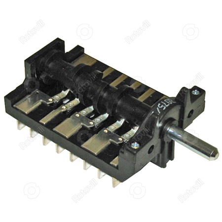 SÜTŐKAPCSOLÓ PELGRIM PM-424  K 7 ÁLLÁSÚ (FEKETE) 3075/2