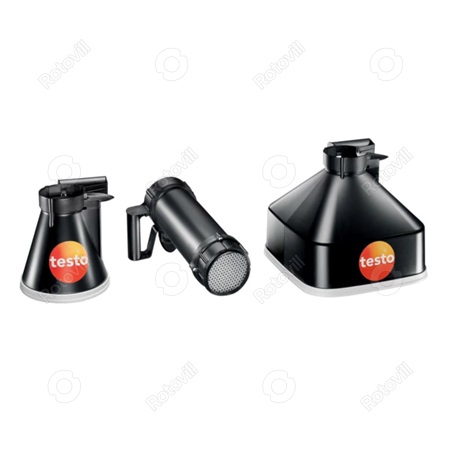 SZÁRNYKEREKES LÉGSEBESSÉGMÉRŐ TESTO 2417 (mérőtölcsérekkel és laminátorral)