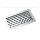 SZELLŐZŐRÁCS AHVN-W 300x100 ALUM. KÉTSOROS, ÁLLÍTHATÓ (RAL9016)